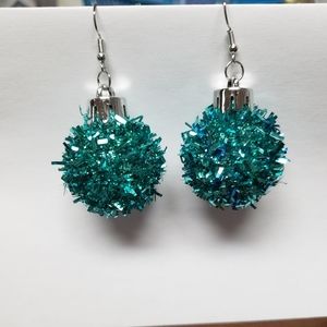 Blue Ornament Earrings